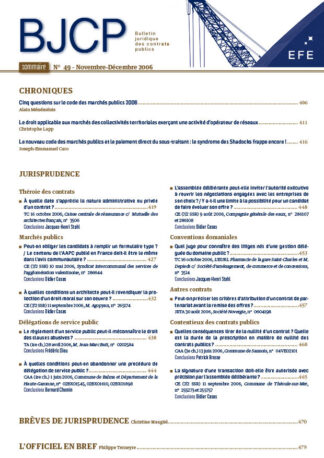 Novembre - Décembre - 2006