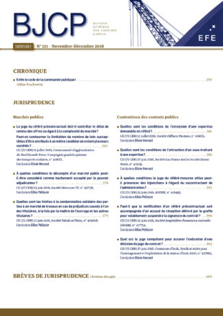 Novembre – Décembre 2018
