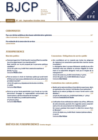 Septembre – Octobre 2019